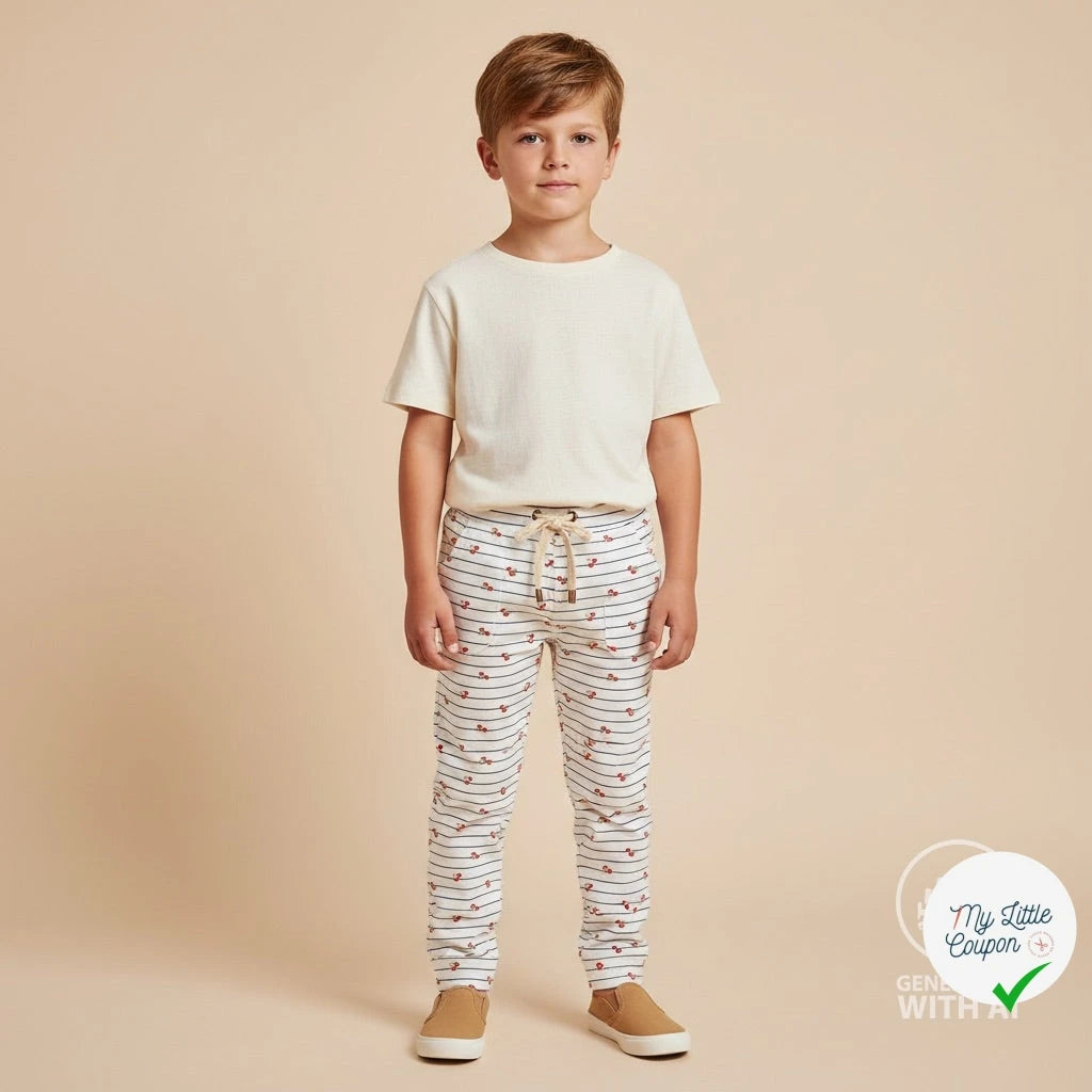 JERSEY DE COTON IMPRIMÉ CERISES - My Little Coupon