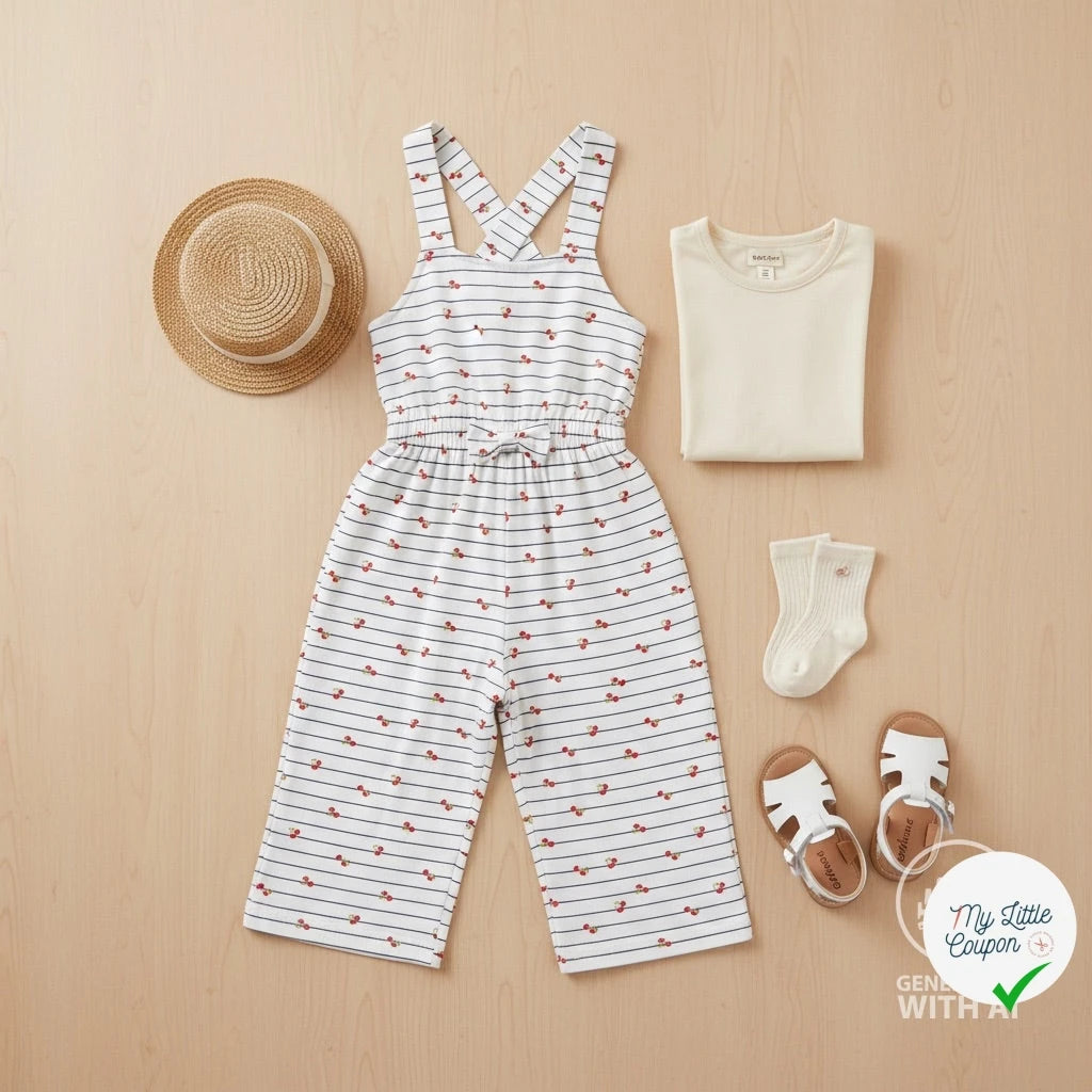 JERSEY DE COTON IMPRIMÉ CERISES - My Little Coupon