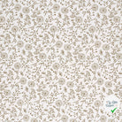 JERSEY DE COTON IMPRIMÉ FLEURS BLANC CASSÉ - My Little Coupon