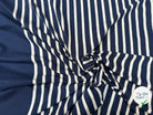 JERSEY DE COTON MARINE RAYURES - My Little Coupon