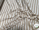 JERSEY DE COTON MARINIÈRE NATUREL/NEIGE - My Little Coupon