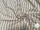 JERSEY DE COTON MARINIÈRE NATUREL/NEIGE - My Little Coupon