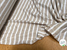 JERSEY DE COTON MARINIÈRE NATUREL/NEIGE - My Little Coupon