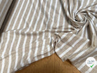JERSEY DE COTON MARINIÈRE NATUREL/NEIGE - My Little Coupon