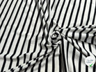 JERSEY DE COTON MARINIÈRE RAYURES SWAN/NOIR 145 - My Little Coupon