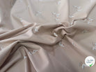 JERSEY DE COTON OISEAUX BEIGE - My Little Coupon