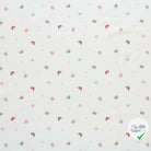Jersey de coton papillons blanc cassé