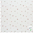 Jersey de coton papillons blanc cassé