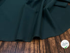 JERSEY DE COTON PIQUÉ VERT BOUTEILLE - My Little Coupon
