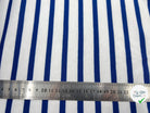 JERSEY DE COTON RAYURES BLEU ET BLANCHES - My Little Coupon - tissu - coudre