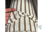 JERSEY DE COTON RAYURES CARAMEL SUR BEIGE CRÈME MSO
