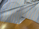 JERSEY DE COTON RAYURES GRISES FOND BLEU CIEL FABRICATION RÉGION DE TROYES 🇫🇷 - My Little Coupon