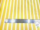 JERSEY DE COTON RAYURES JAUNES ET BLANCHES - My Little Coupon - tissu - coudre