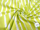 JERSEY DE COTON RAYURES LEMON ET NEIGE - My Little Coupon - tissu - coudre