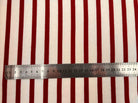 JERSEY DE COTON RAYURES ROUGE PERSAN FOND BEIGE ÉCRU - My Little Coupon - tissu - coudre