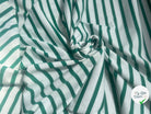JERSEY DE COTON RAYURES VERT SAPIN - My Little Coupon