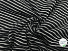 JERSEY DE COTON RÉVERSIBLE MI POIS MI RAYURES - My Little Coupon - tissu - coudre