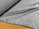 JERSEY DE COTON SOFT 8% ÉLASTHANNE GRIS GRANDE LAIZE - My Little Coupon