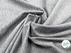 JERSEY DE COTON STRETCH GRIS CHINÉ - My Little Coupon - tissu - coudre
