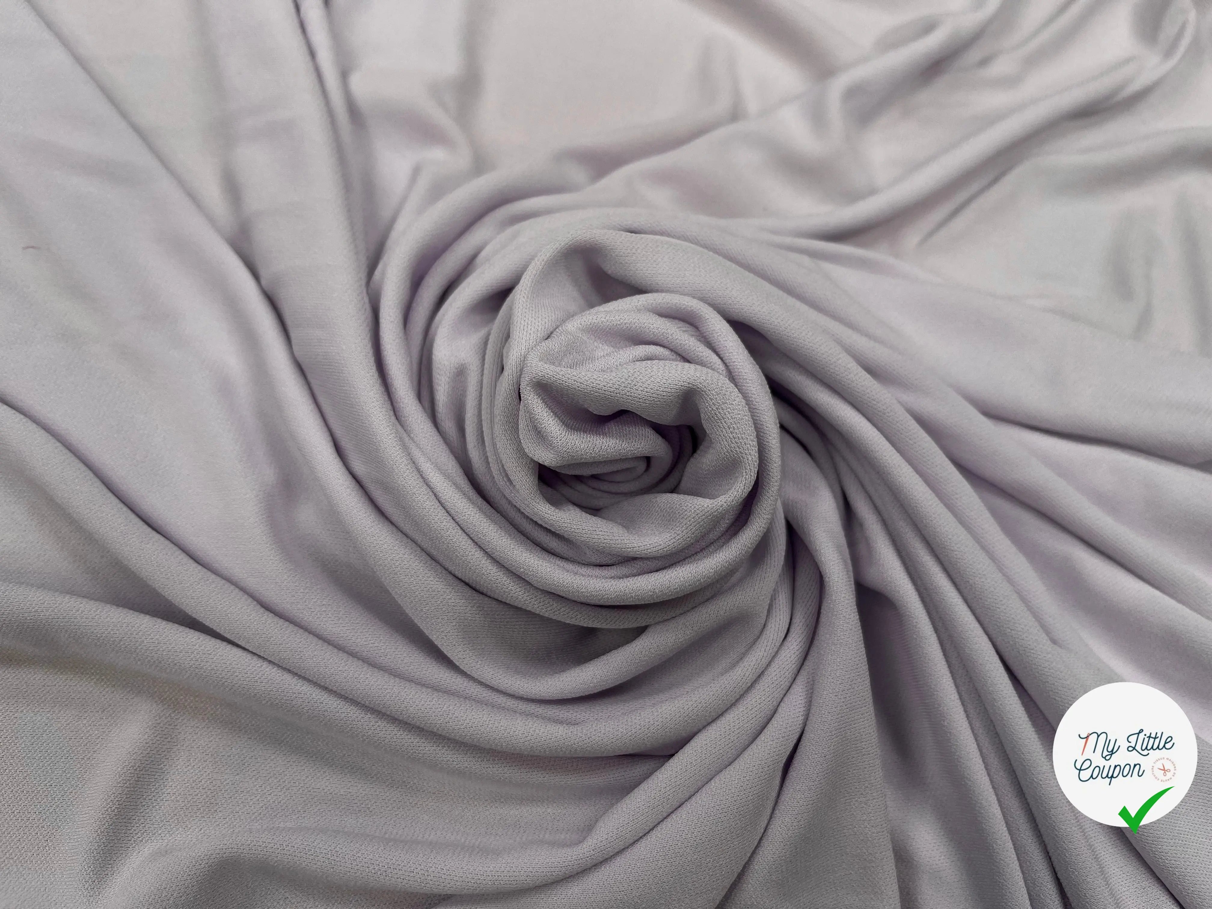 JERSEY DE COTON STRETCH LAVANDE - My Little Coupon