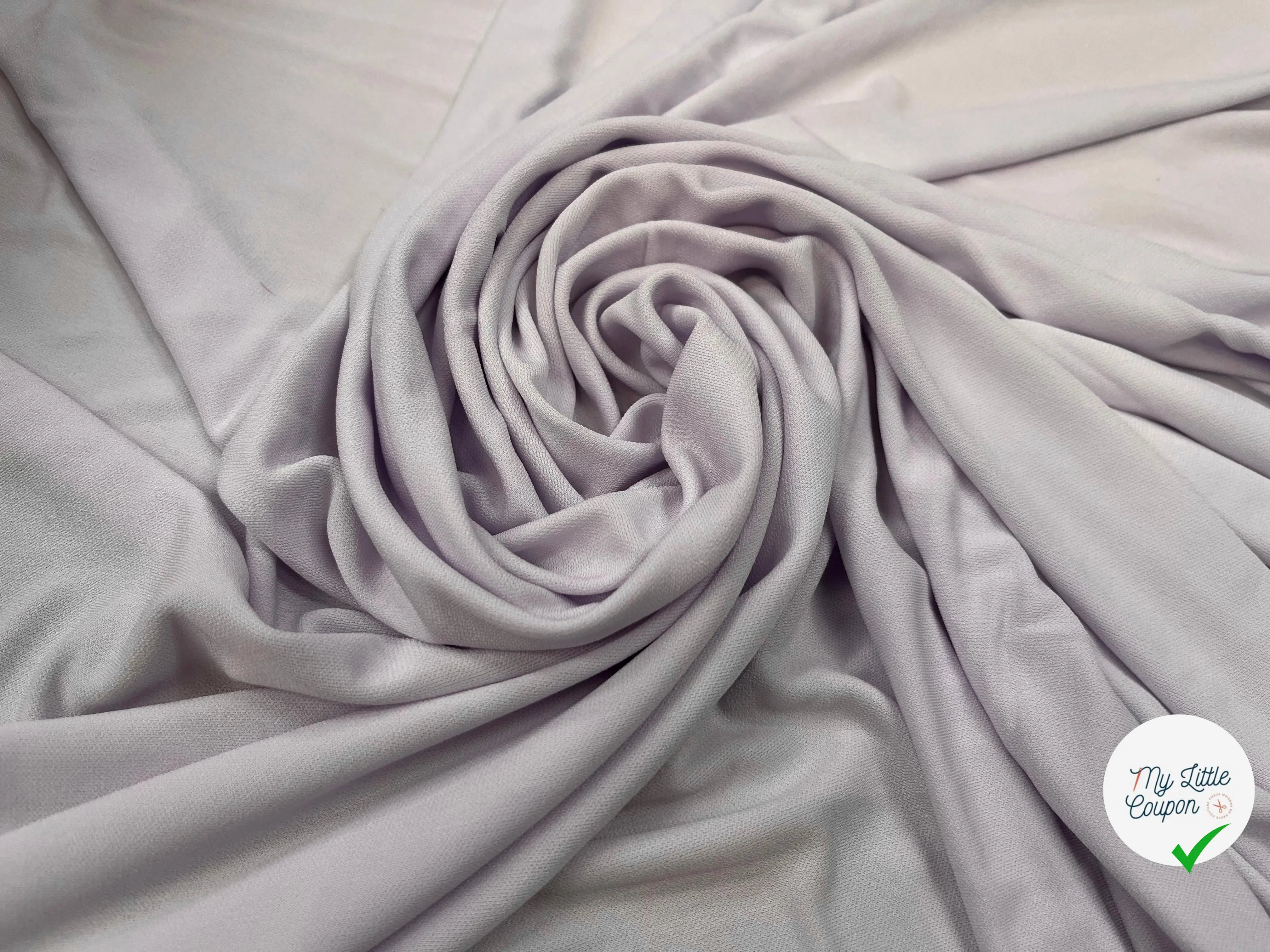JERSEY DE COTON STRETCH LAVANDE - My Little Coupon