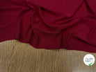 JERSEY DE COTON STRETCH ROUGE RUBY - My Little Coupon