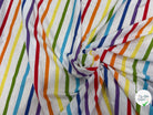 JERSEY DE COTON SUPER LÉGER STRETCH MULTICOLORE ARC-EN-CIEL FABRICATION RÉGION DE TROYES 🇫🇷 - My Little Coupon