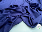 JERSEY DE COTON UNI BLEU MARINE - My Little Coupon