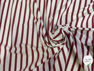 JERSEY DE COTON UNI ROUGE BRIQUE PROFOND FABRICATION RÉGION DE TROYES 🇫🇷 - My Little Coupon