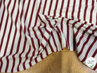 JERSEY DE COTON UNI ROUGE BRIQUE PROFOND FABRICATION RÉGION DE TROYES 🇫🇷 - My Little Coupon