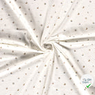 Jersey de coton voiliers blanc cassé