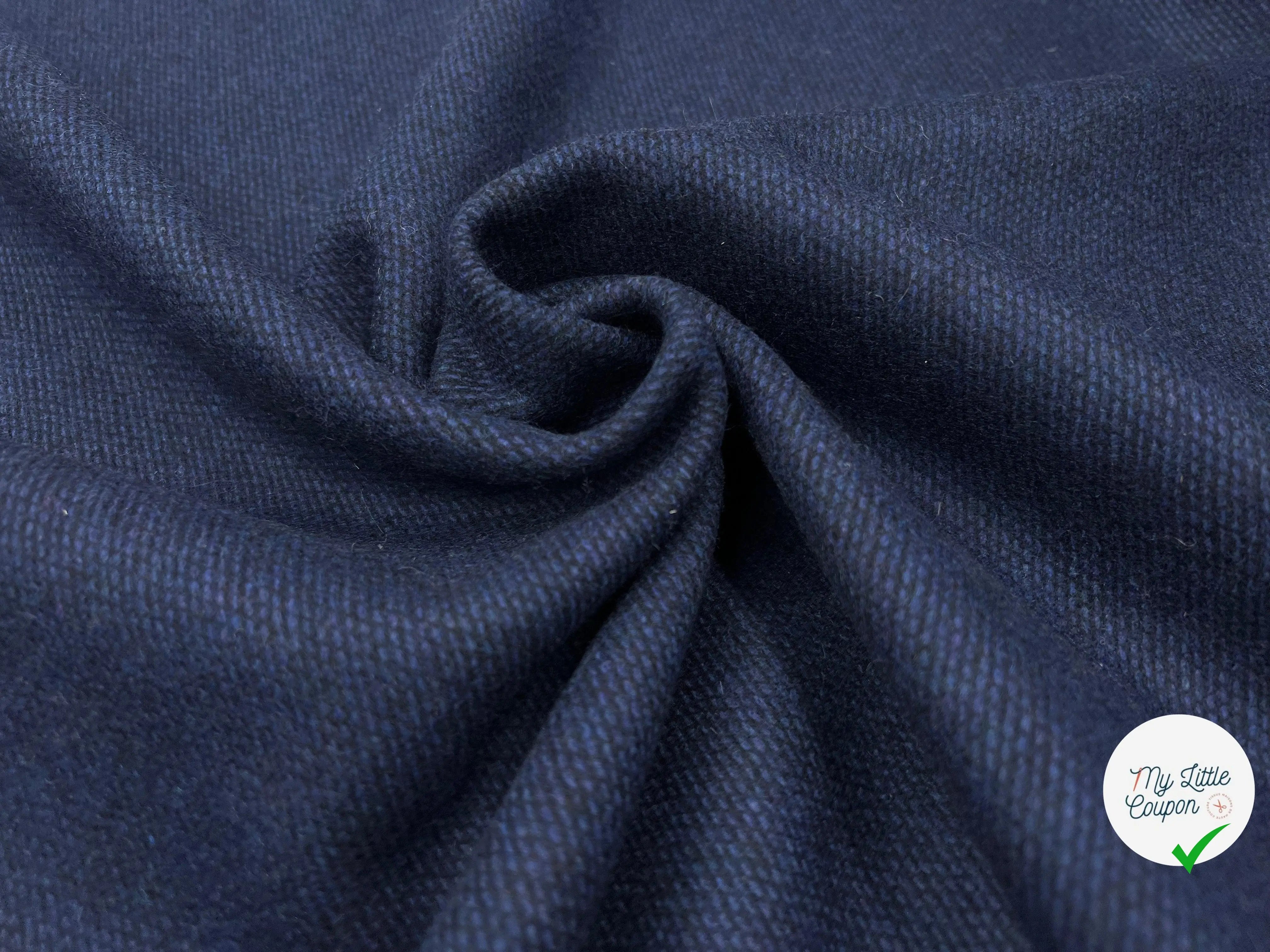 JERSEY DE LAINE BLEU CHIC - My Little Coupon - tissu - coudre