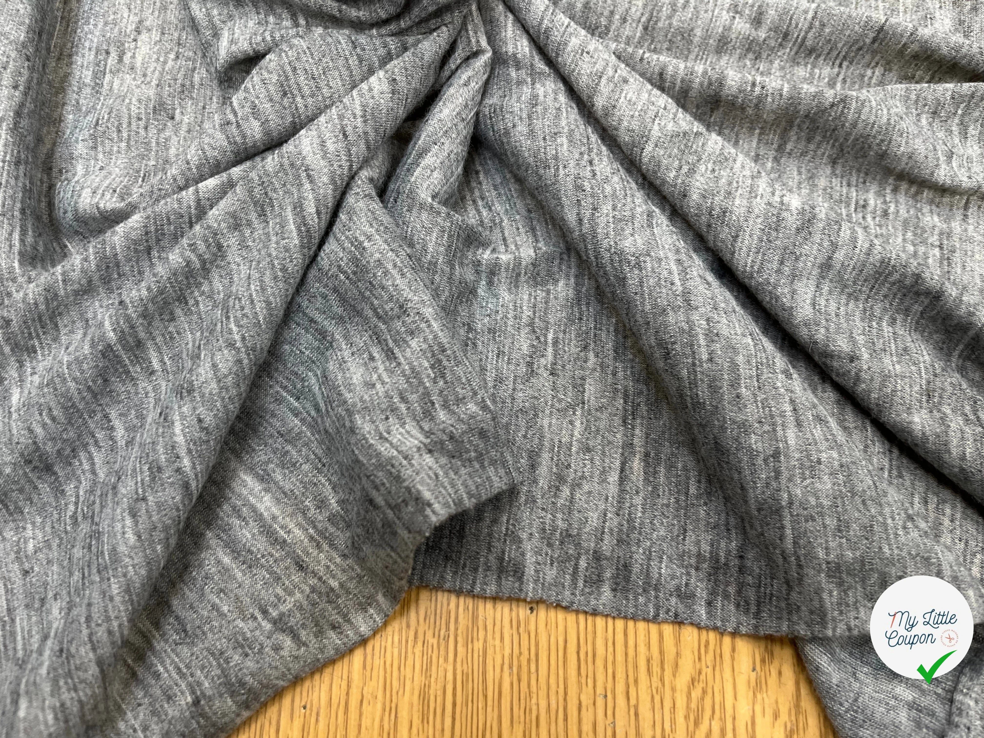 JERSEY DE LAINE GRIS CHINÉ - My Little Coupon