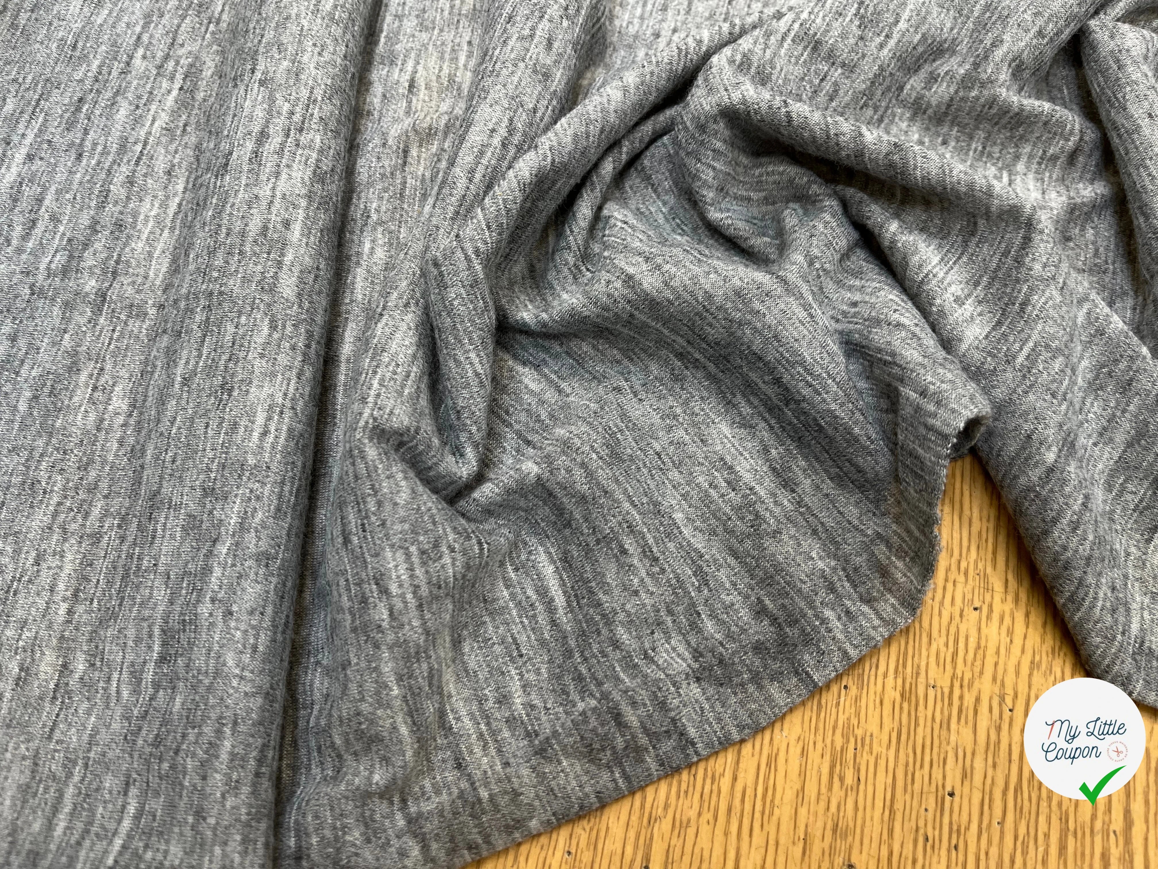 JERSEY DE LAINE GRIS CHINÉ - My Little Coupon