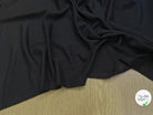 JERSEY DE LAINE LÉGER ET MOELLEUX NOIR STRETCH 100% LAINE - My Little Coupon