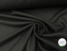 JERSEY DE LAINE NOIR - coupon de tissu de 2 mètres - My Little Coupon - tissu - coudre