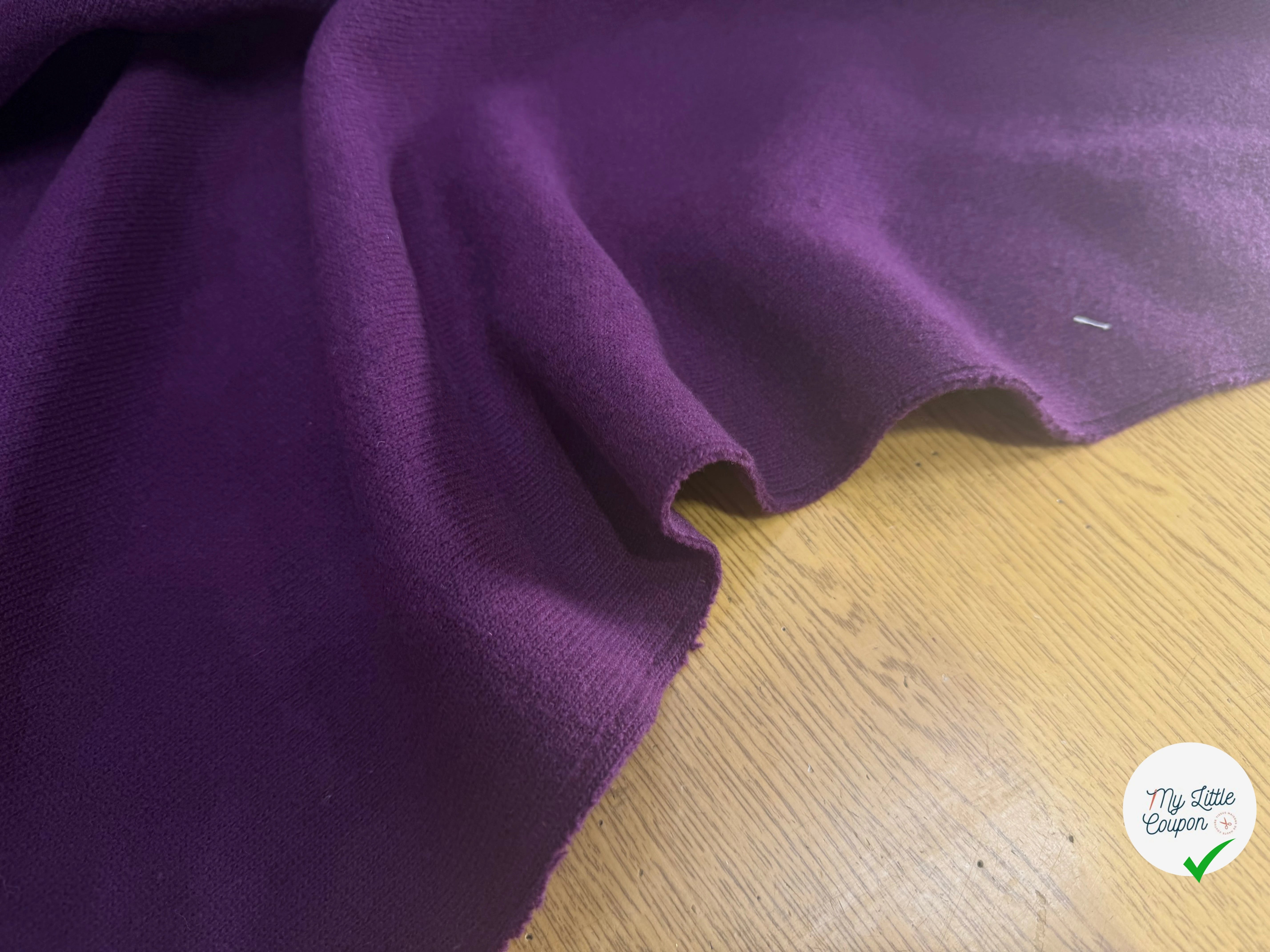 JERSEY DE LAINE VIOLET ITALIA - My Little Coupon