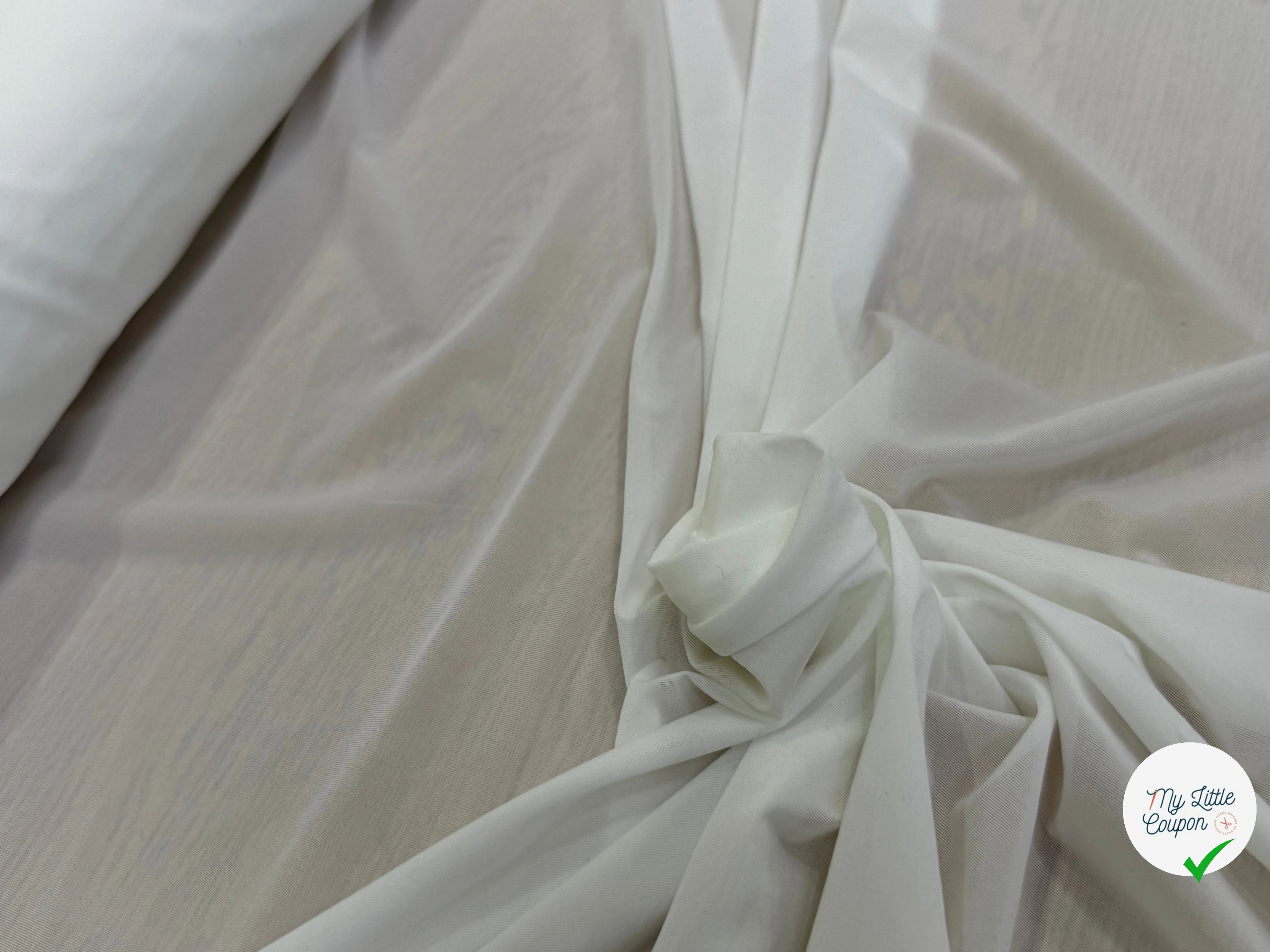 JERSEY FIN ULTRA STRETCH BLANC CASSÉ - My Little Coupon