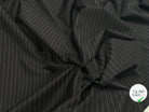 PETIT JERSEY FINES RAYURES FOND NOIR - My Little Coupon - tissu - coudre