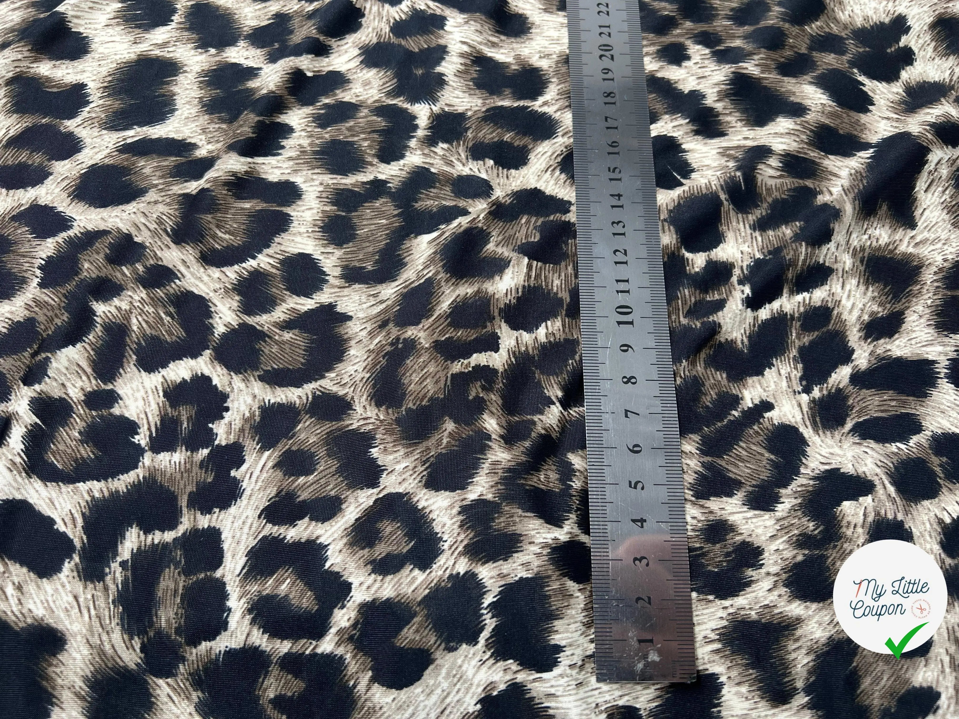 JERSEY FLUIDE IMPRIMÉ LÉOPARD - My Little Coupon - tissu - coudre
