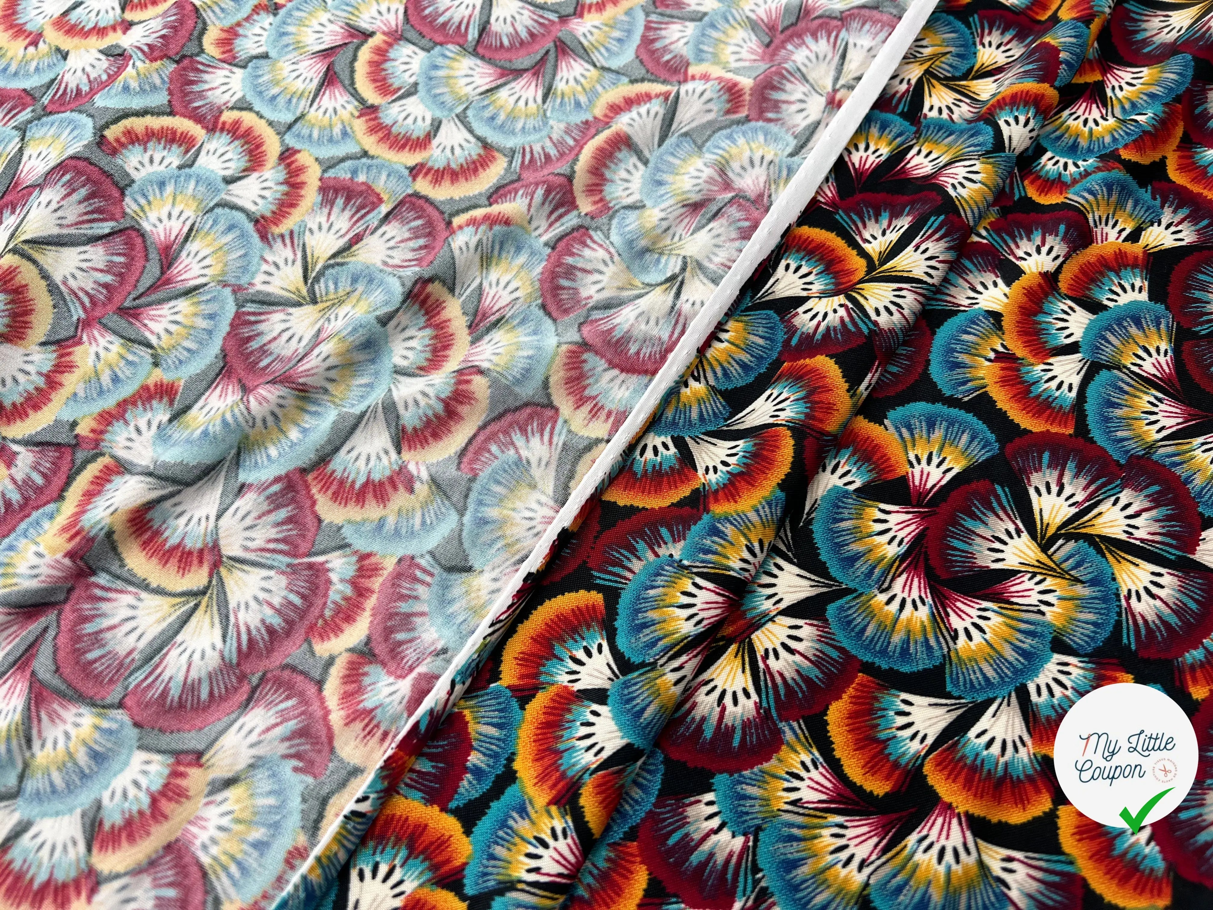 JERSEY IMPRIMÉ FEATHER - My Little Coupon - tissu - coudre