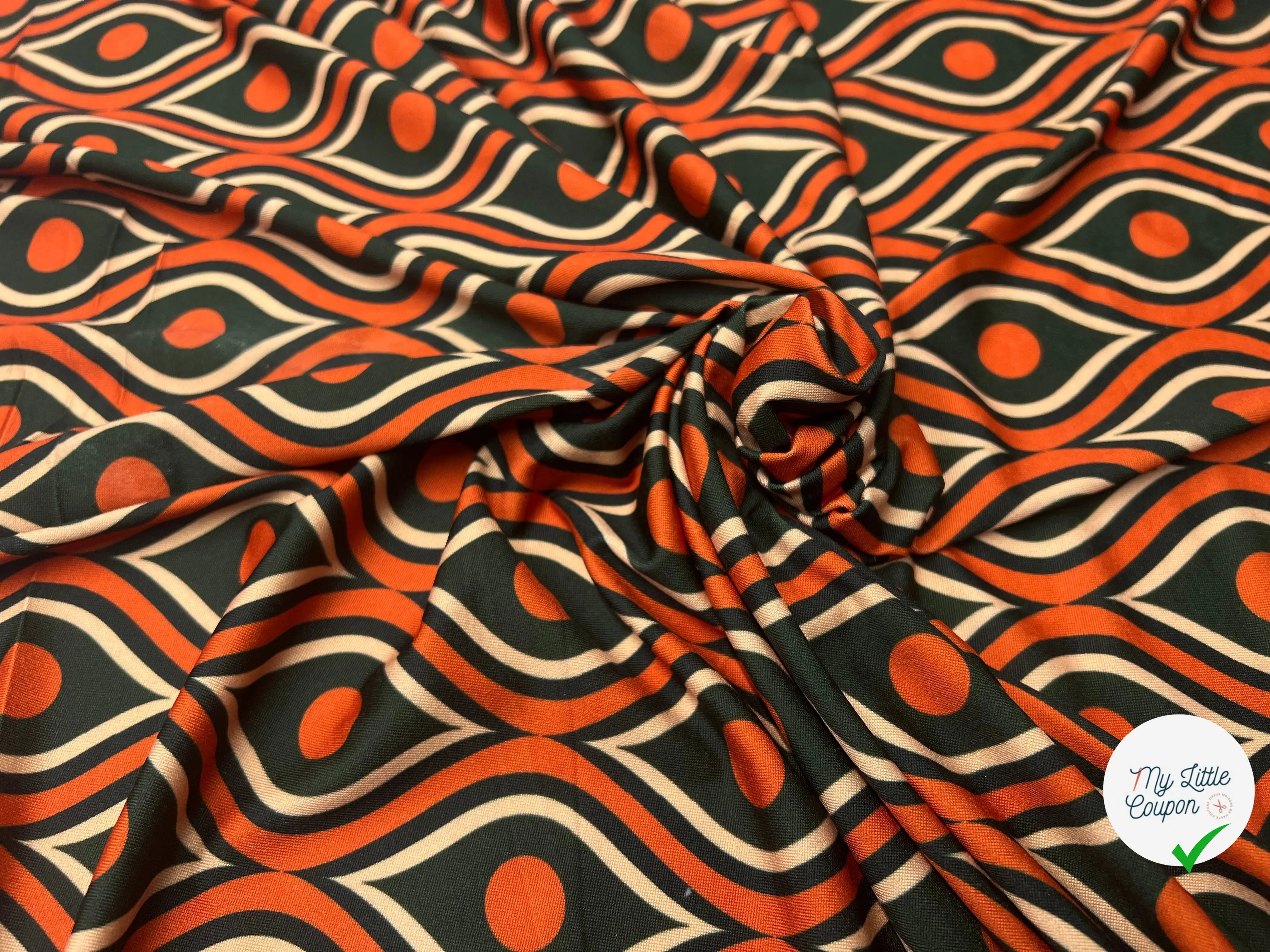 JERSEY IMPRIMÉ VINTAGE LOOK - My Little Coupon - tissu - coudre