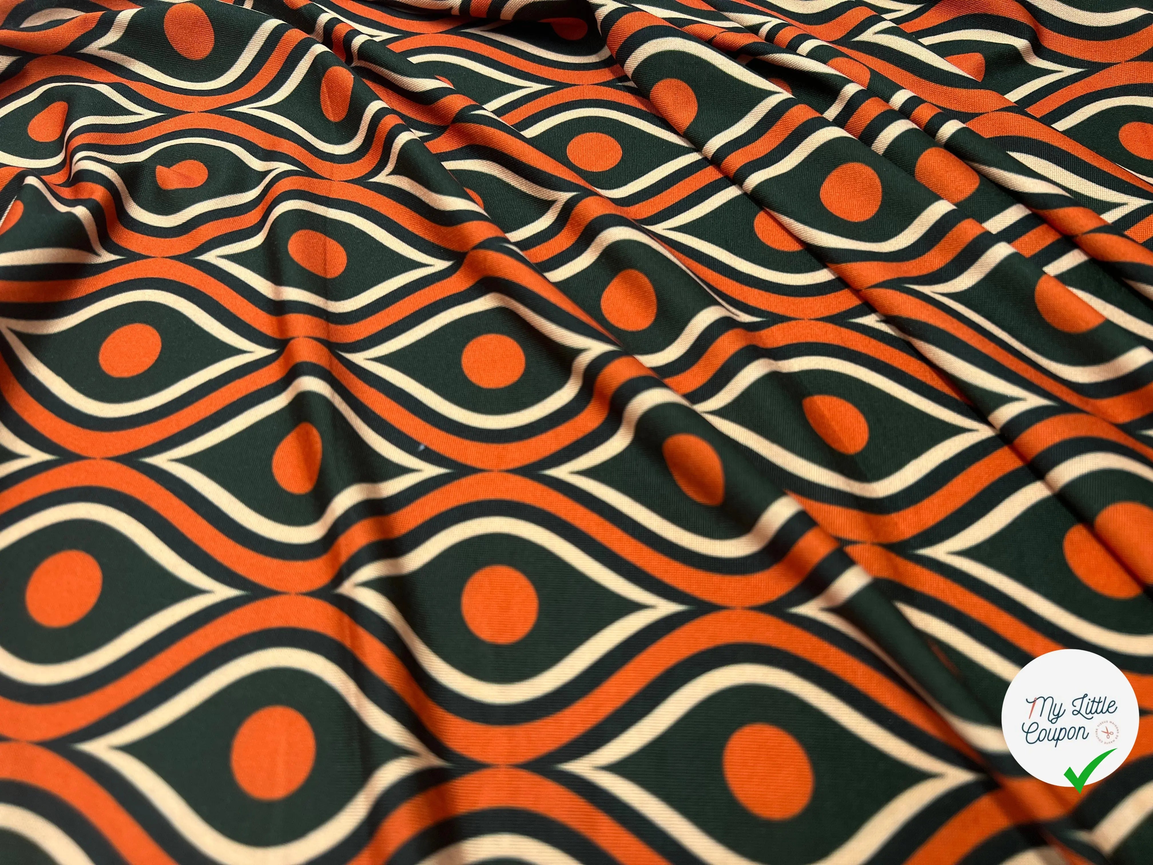 JERSEY IMPRIMÉ VINTAGE LOOK - My Little Coupon - tissu - coudre