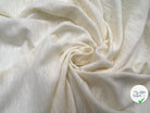 JERSEY LOURD COTON/LAINE JASPÉ BLANC CASSÉ - My Little Coupon - tissu - coudre