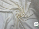 JERSEY LOURD COTON/LAINE JASPÉ BLANC CASSÉ - My Little Coupon - tissu - coudre