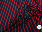 JERSEY MARINIÈRE RAYURES BLEU MARINE ET ROUGE COTON STRETCH FABRICATION RÉGION DE TROYES 🇫🇷 - My Little Coupon