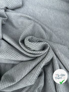 JERSEY MINI CARREAUX STEEL/ ECRU MSO