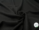 JERSEY NOIR ASPECT LAINEUX - My Little Coupon - tissu - coudre