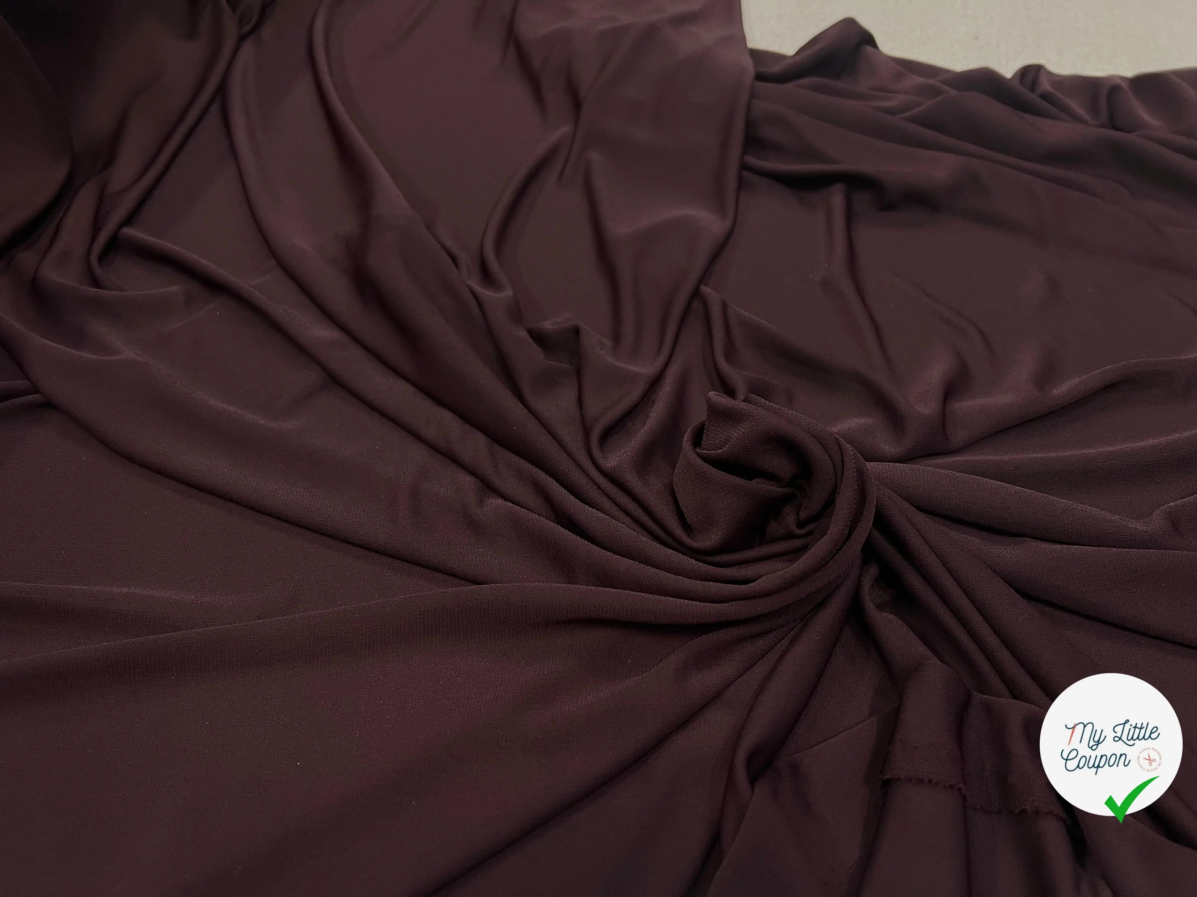 JERSEY PLUME SECONDE PEAU AUBERGINE MLC INTERN