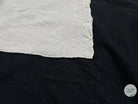 JERSEY REVERSIBLE LÉGÉREMENT FROISSÉ CONTRECOLLÉ NOIR ET BLANC CASSÉ - coupon de tissu de 3 mètres - My Little Coupon - tissu - coudre